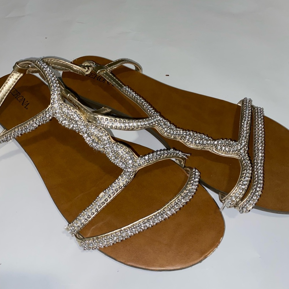 MERONA 8.5 women’s shoes embellished brown